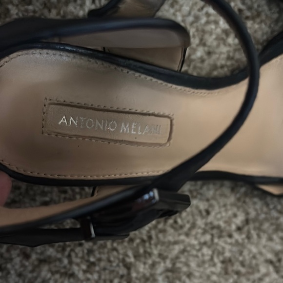 ANTONIO MELANI Black Women's Sandals - Picture 2 of 3